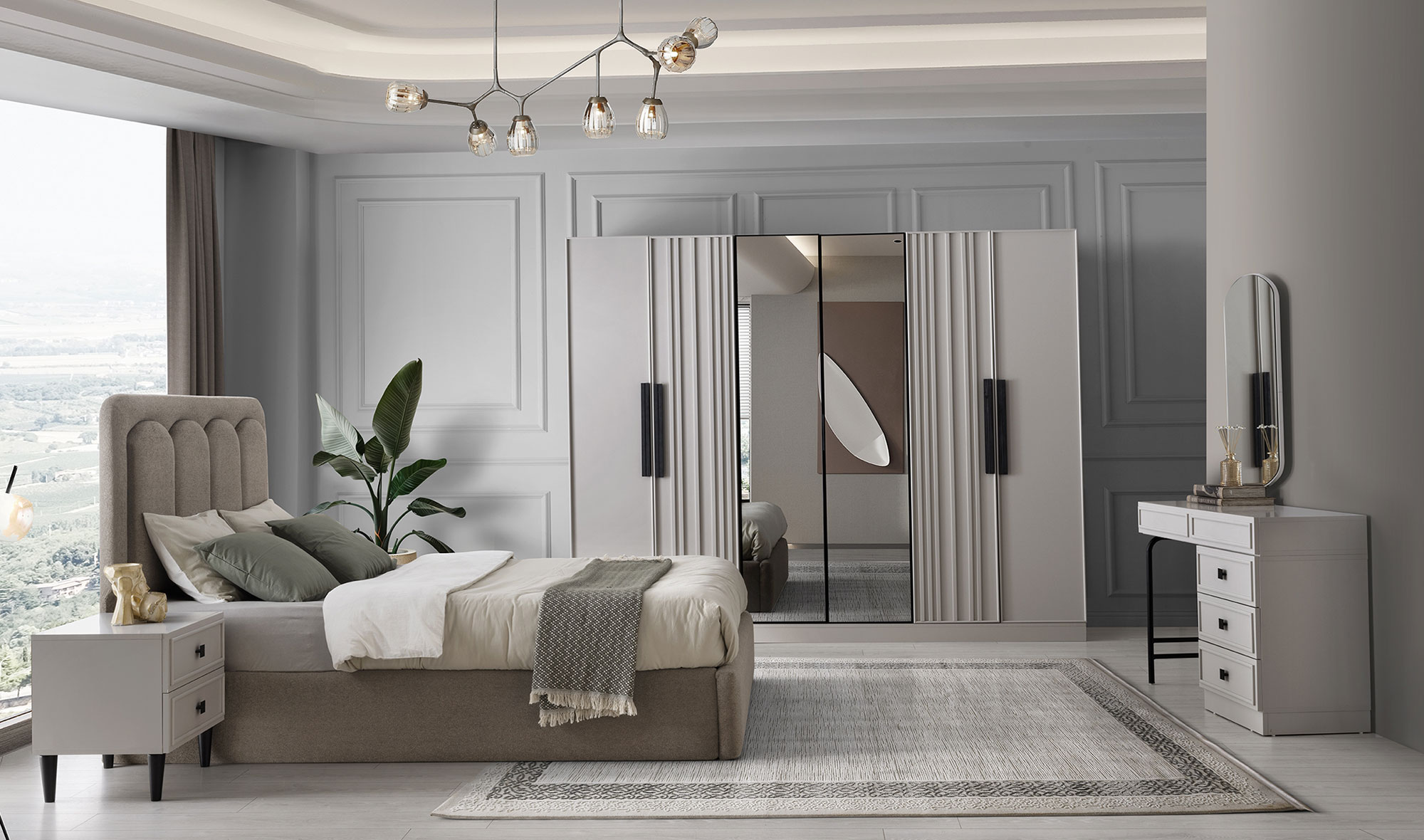 Bella Mdf Bedroom - CaddeYıldız Furniture