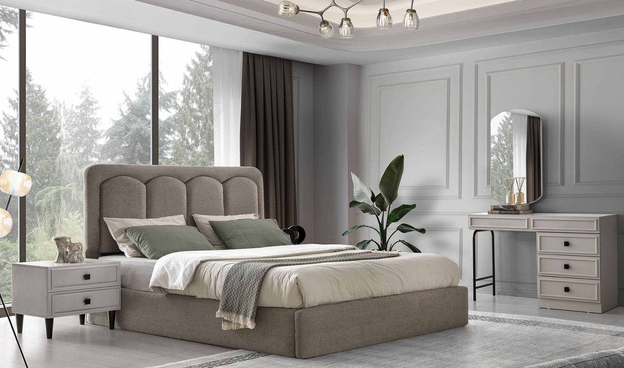 Bella Mdf Bedroom - CaddeYıldız Furniture