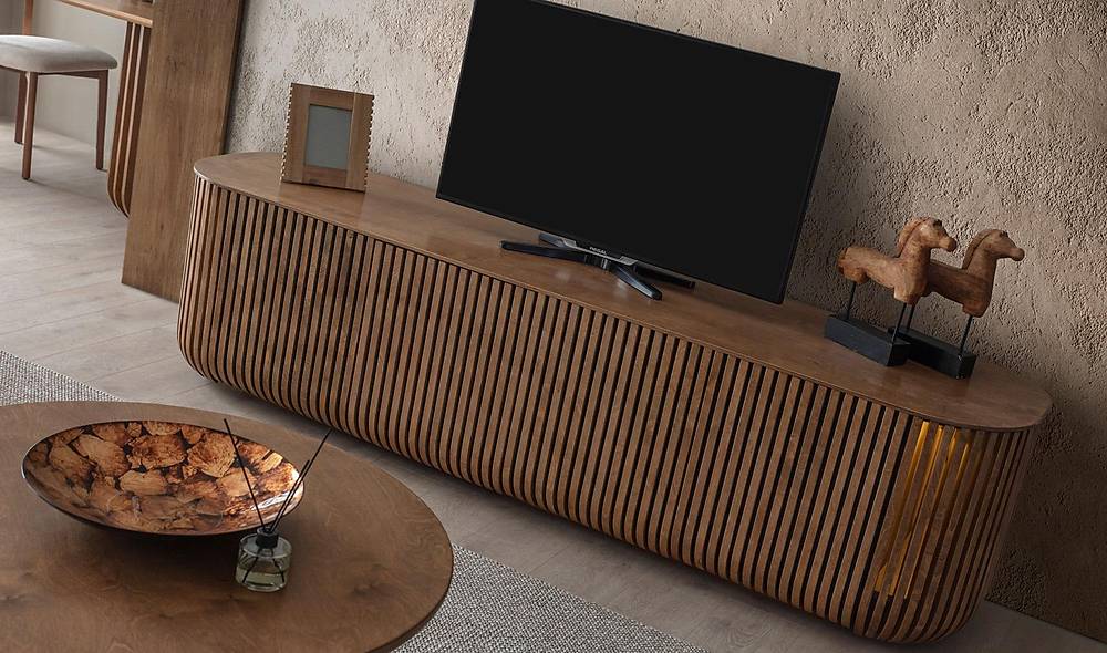 Netha Tv Stand - Walnut