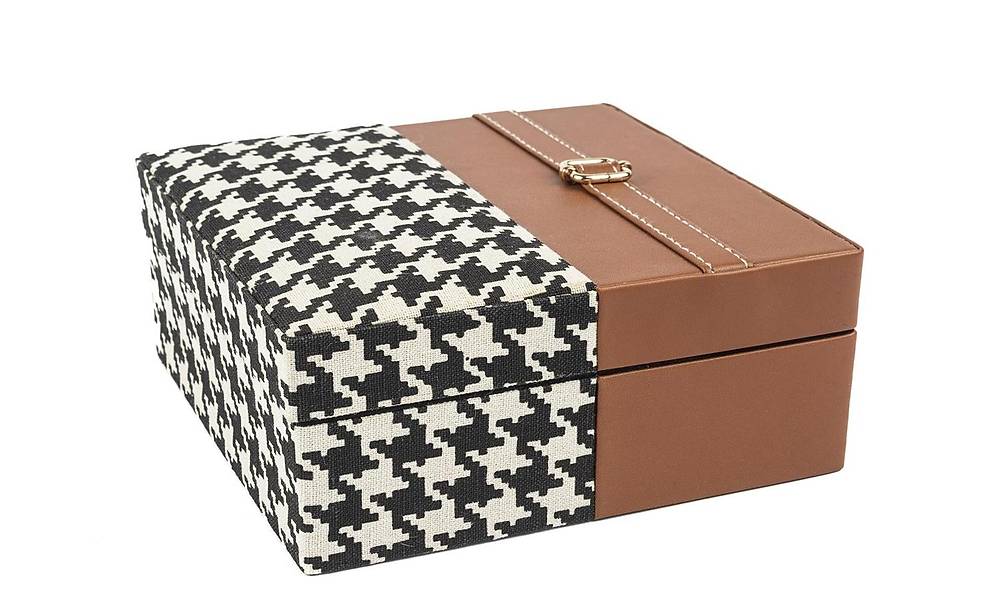Brown Leather Jewelry Box