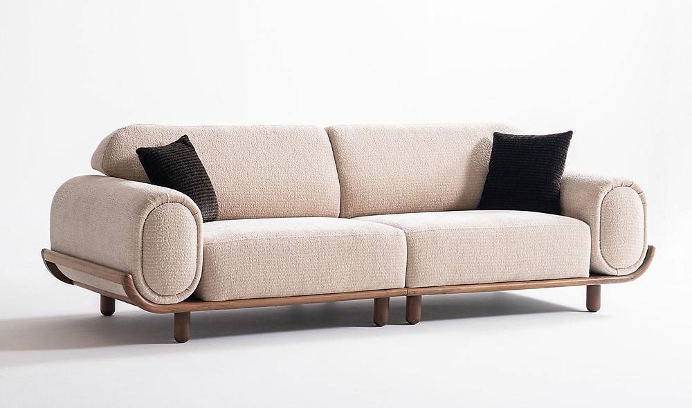Maisie Sofa Set - Dark Brown