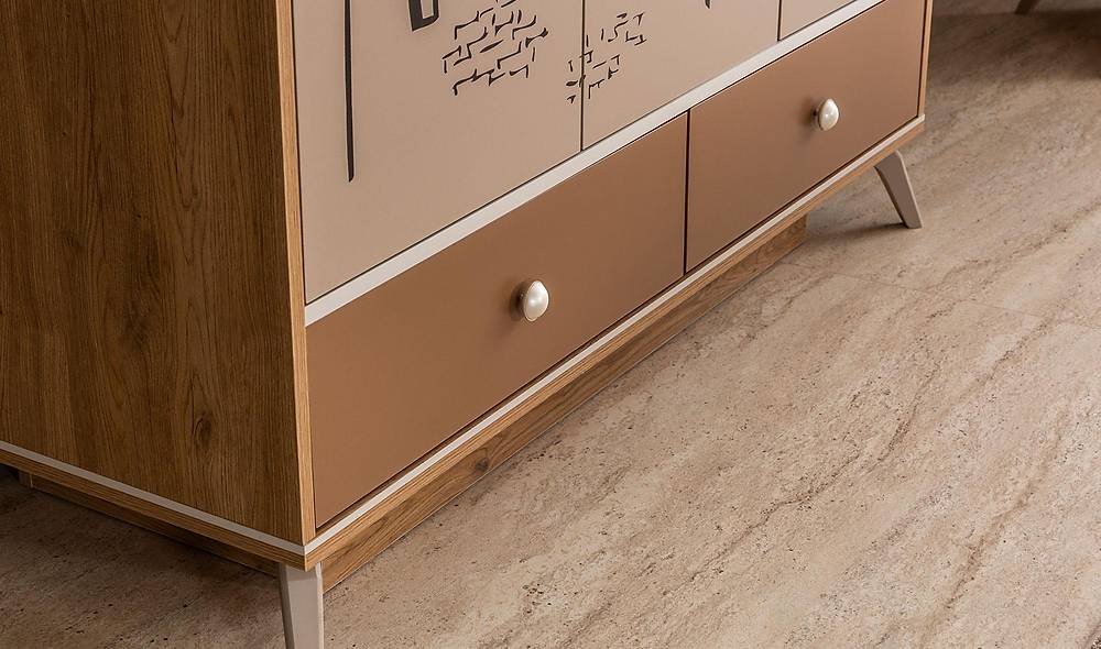 Açelya 3 Door Wardrobe