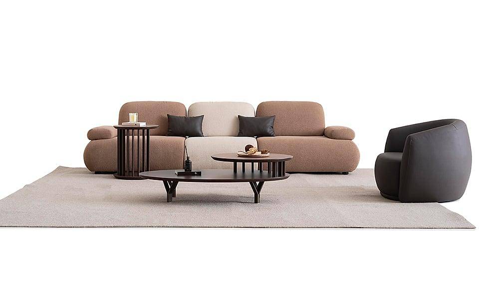 Beal Sofa Set - Brown
