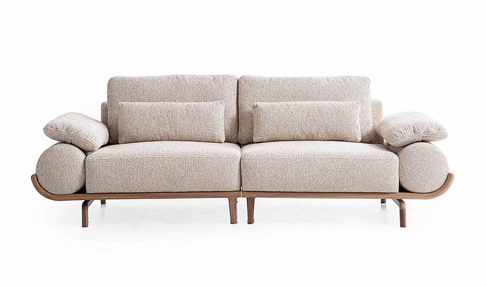 Almeda Sofa Set - Brown