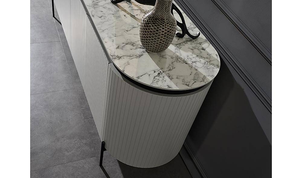 Mood Gray - Marble Dining Room