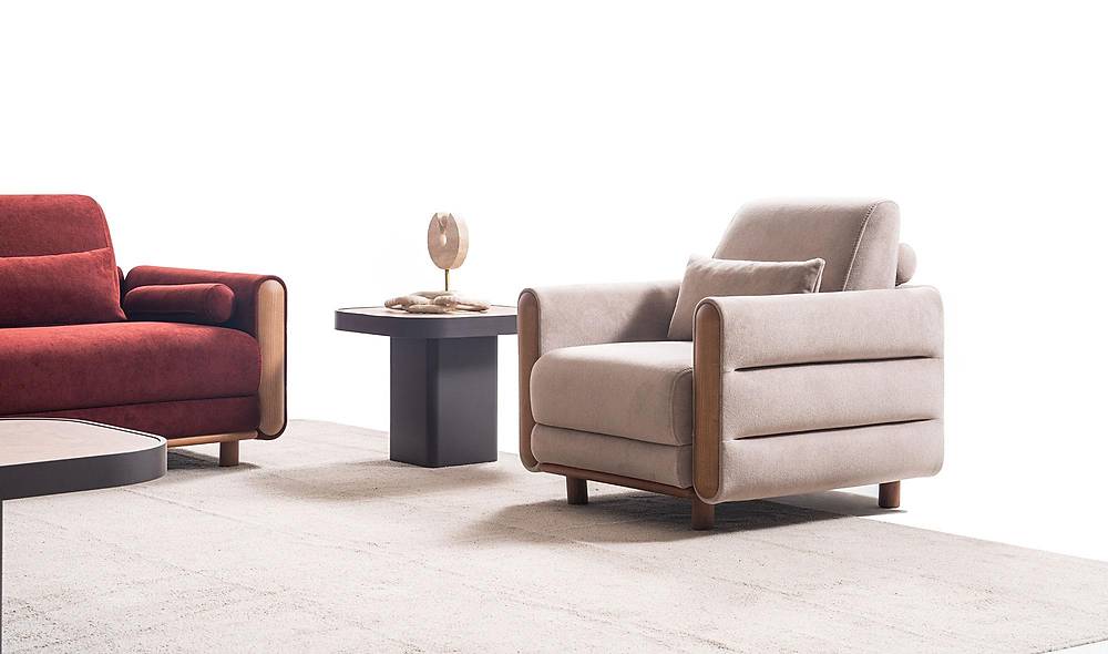 George Sofa Set - Oak