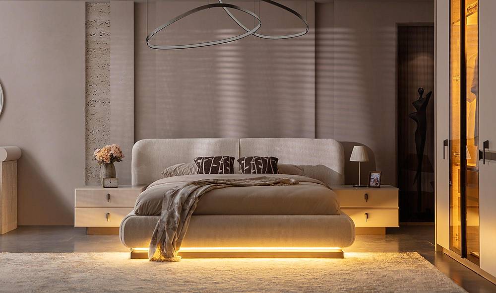 Lacy Base Bedstead and Headboard