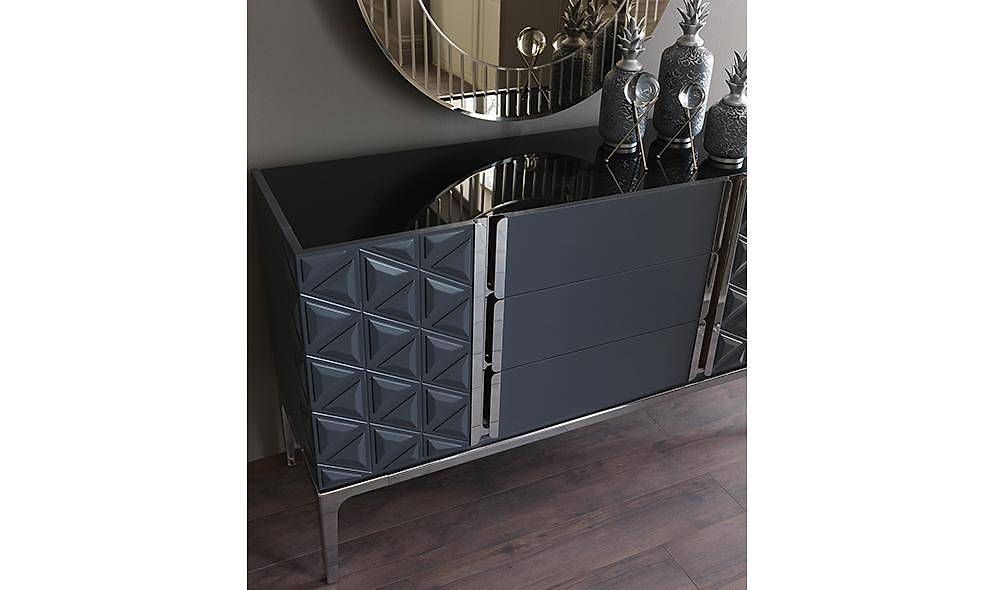 Vadi Anthracite Dining Room
