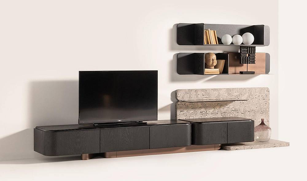 Letonya Tv Unit - Patterned