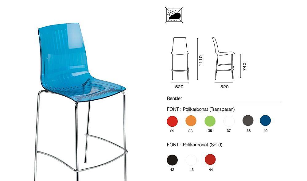 X-Treme Bsl Bar Chair 2 Piece