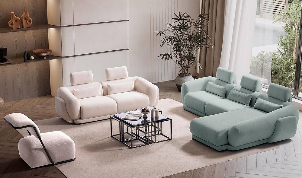 Positano Sofa Set - Corner - Colorful