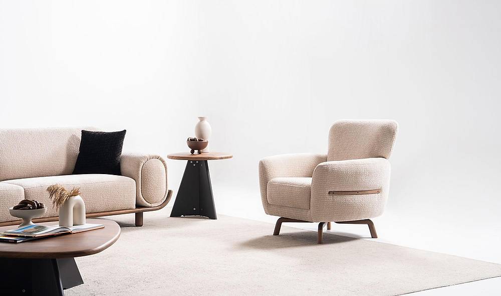 Maisie Sofa Set - Dark Brown