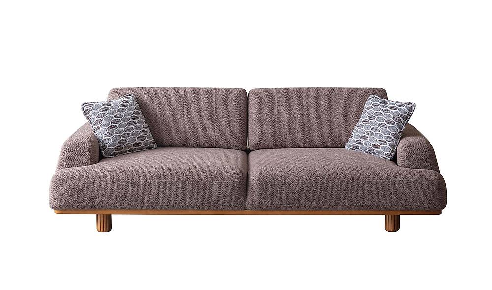 Linz Sofa - Brown - Cream
