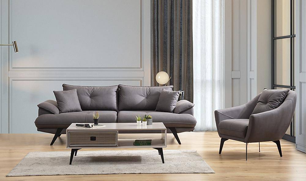 Zeren Sofa Set - Gray