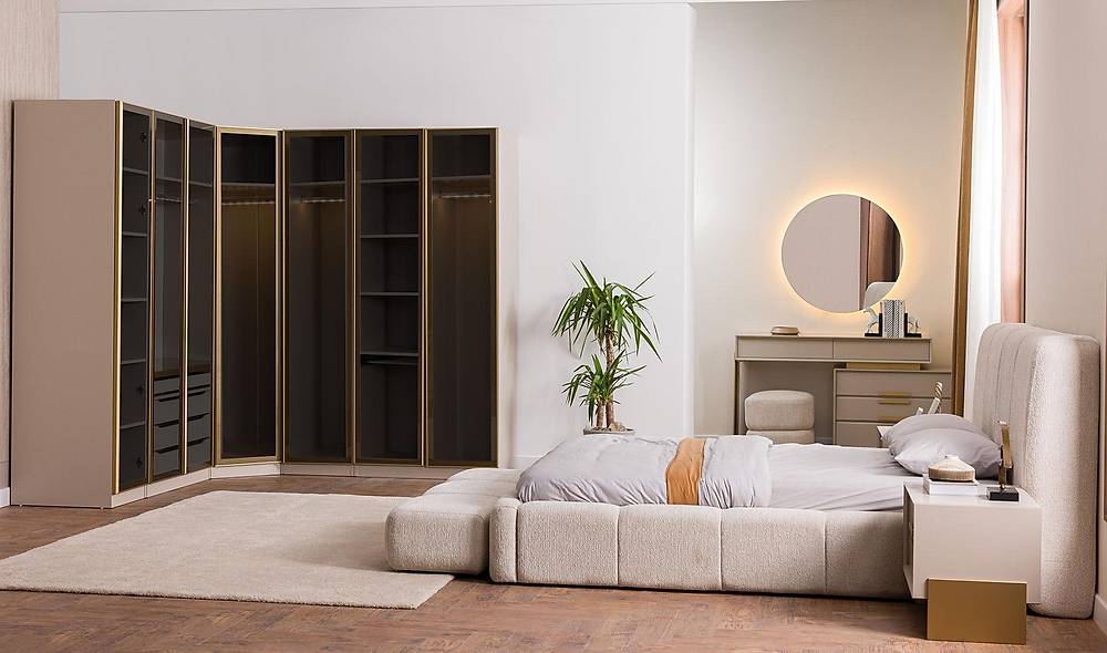 Bonny Bedroom - Corner Wardrobe