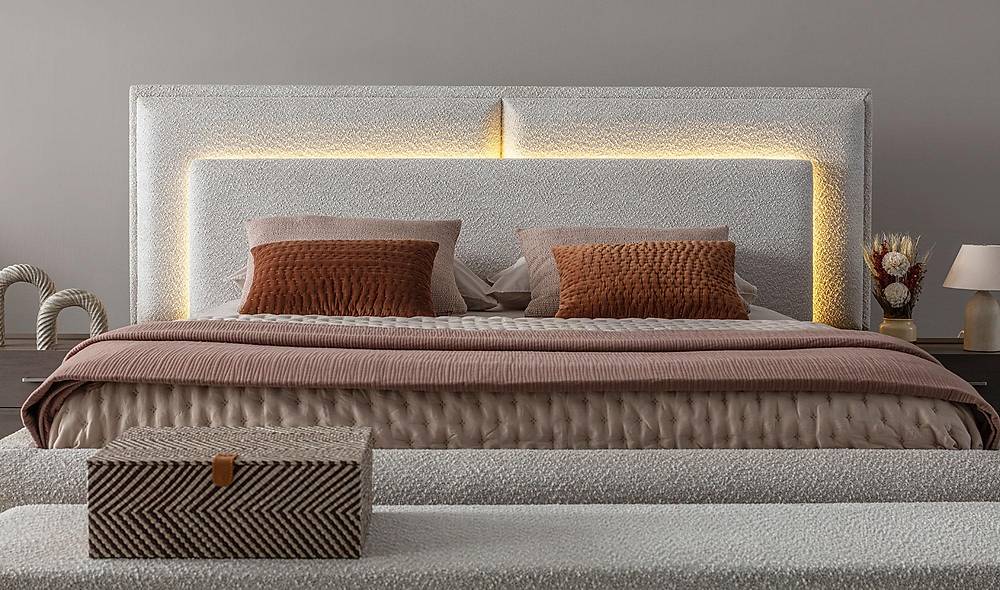 Ottovia Base Bedstead and Headboard