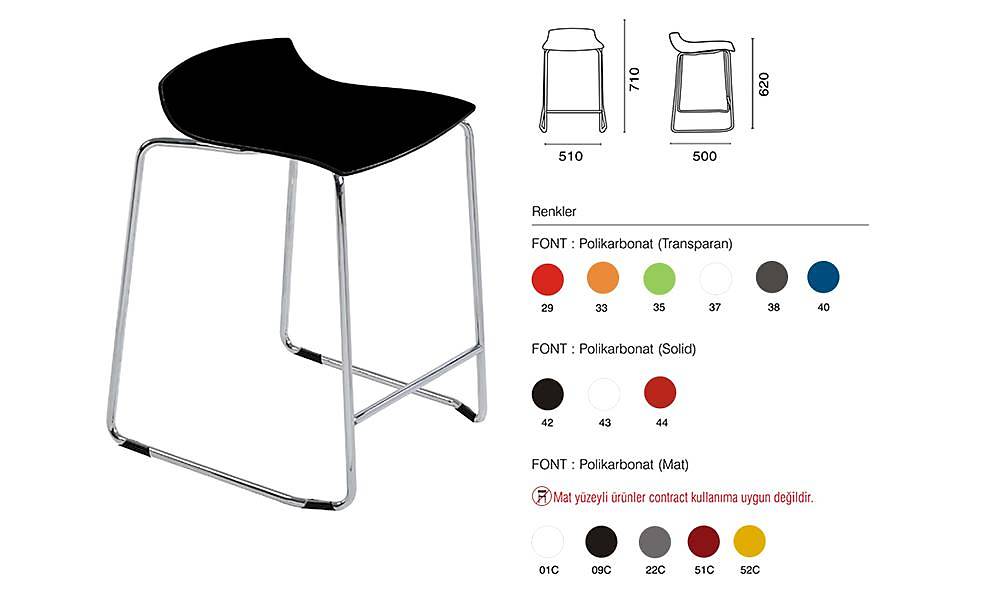 X-Treme Sled Bar Chair 2 Piece