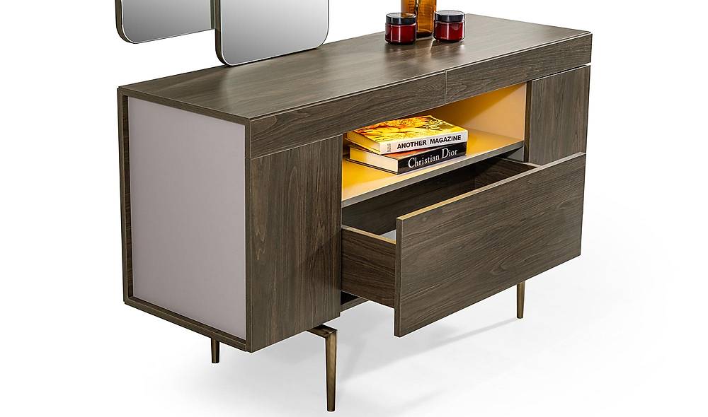 Montare Base Bedroom - Walnut