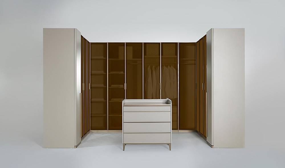 Bianco Wardeobe - Corner Wardrobe