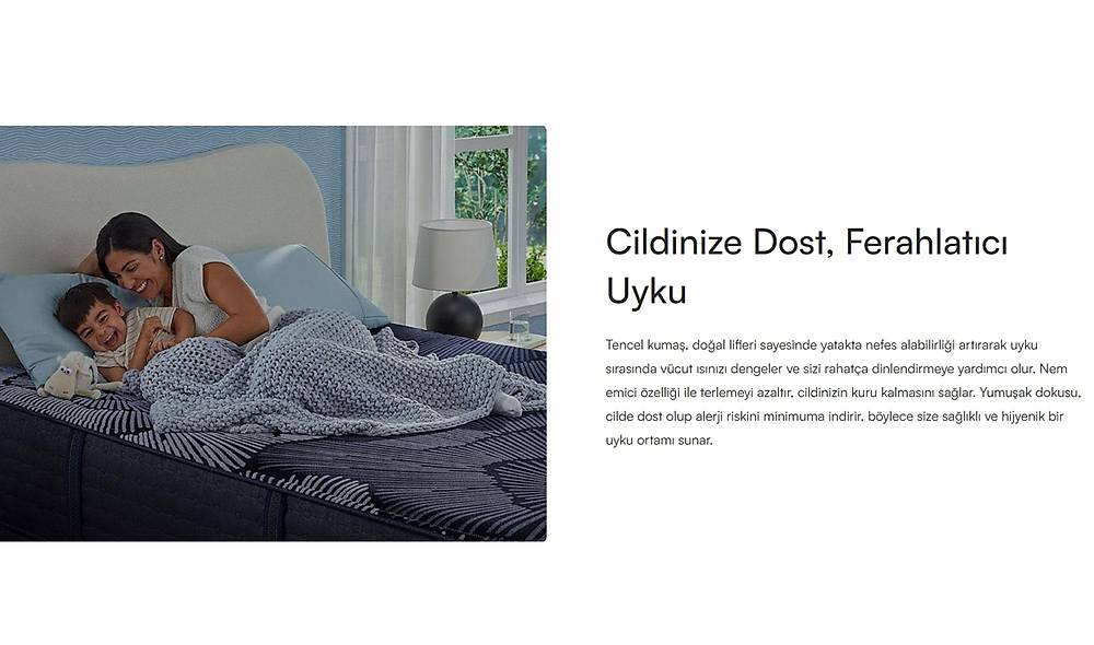 Yatsan Serta Perfect Sleeper Cobalt Mine Bed