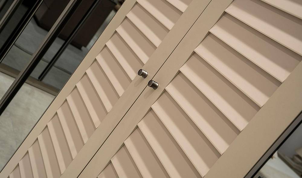 Latte Wardrobe - 6 Door
