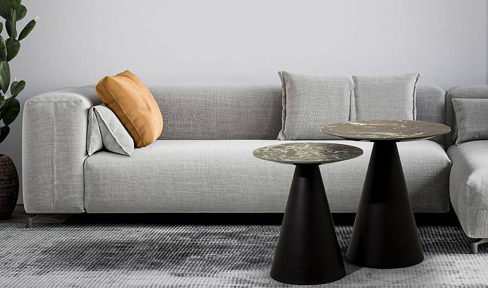 Mushroom Double Nesting Table Set