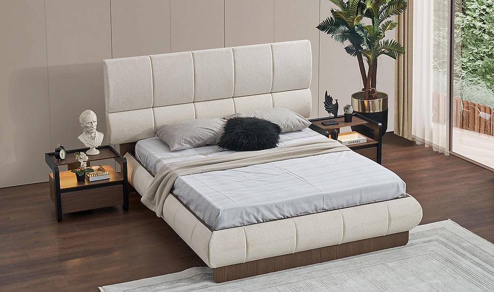 Bologna Base Bedroom - Walnut