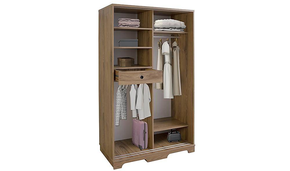 Royal Sliding Wardrobe - Walnut