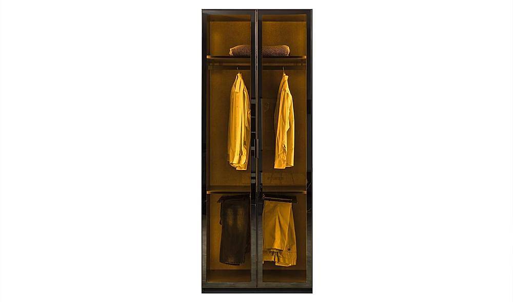 Suare Anthracite Corner Wardrobe
