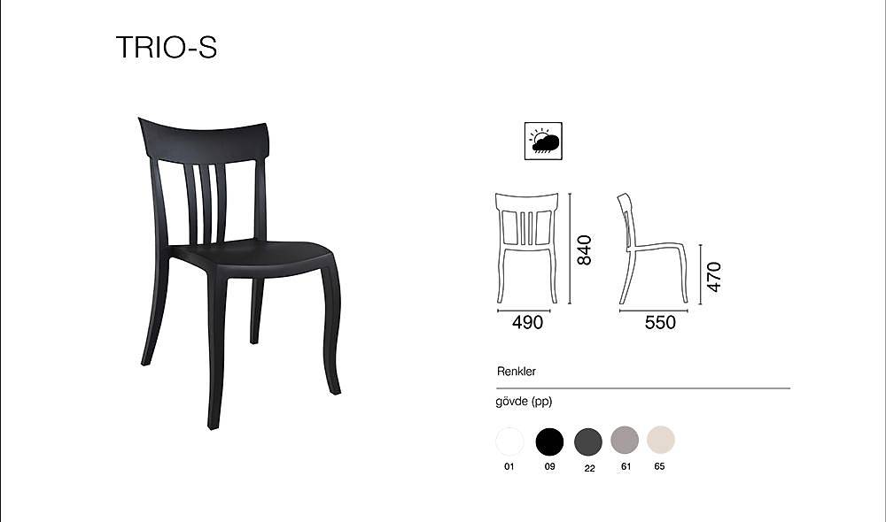 Trio-S Chair 2 Piece
