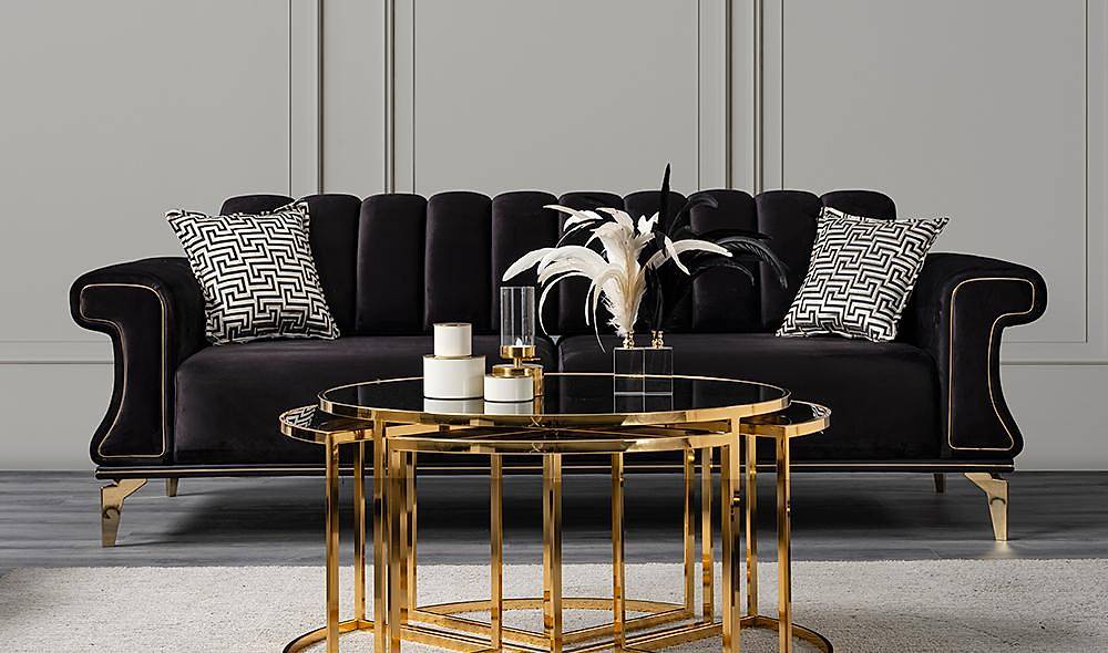 Holly Gold Sofa