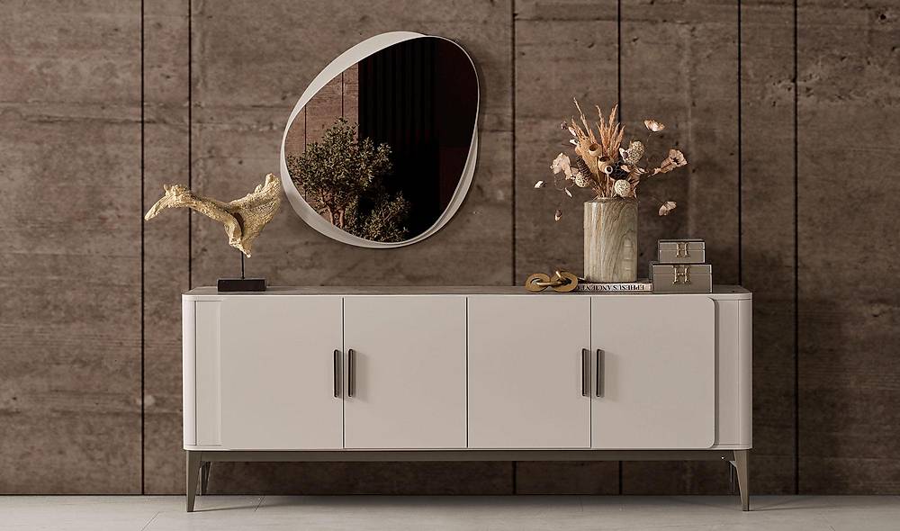 Monica Console - Cream
