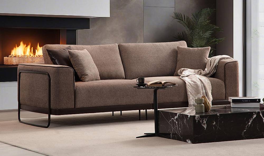 Calipto Sofa Set - Brown
