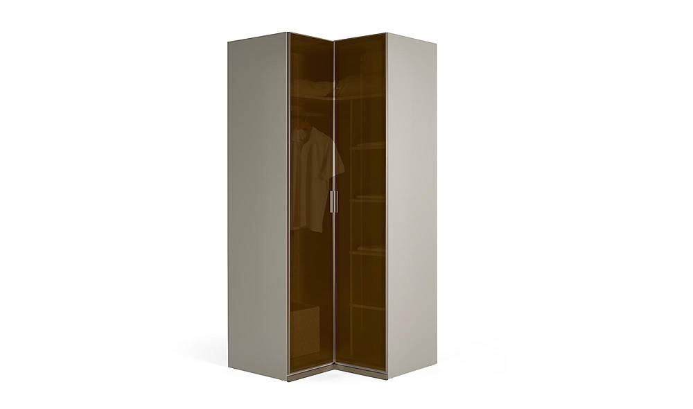 Bianco Wardeobe - Corner Wardrobe