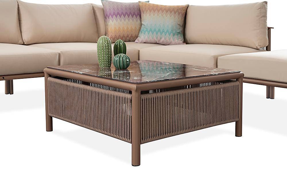 Nossa Bronze L Garden Sofa