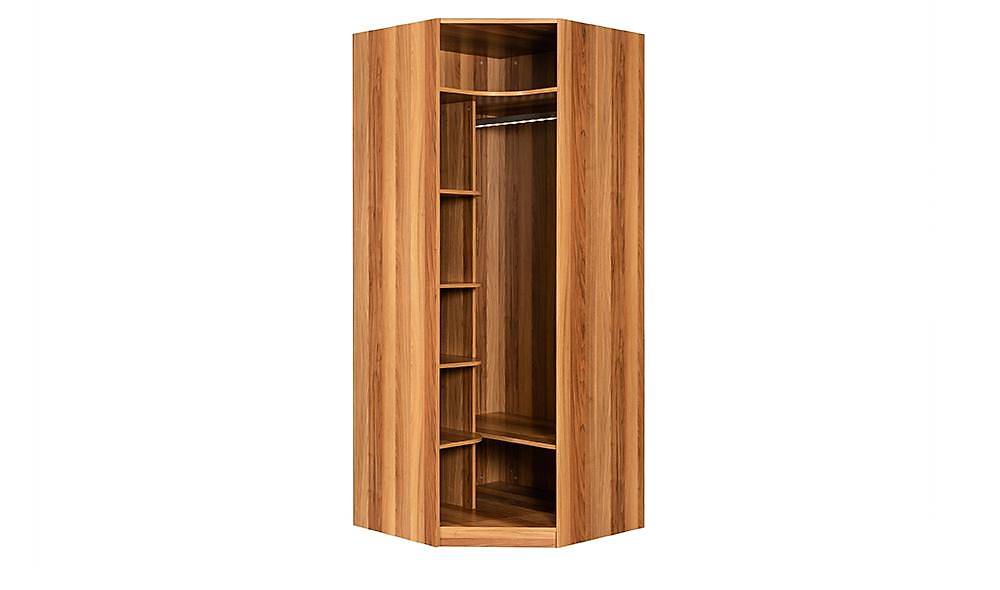 Mood Walnut Corner Wardrobe