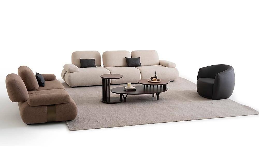 Beal Sofa Set - Brown