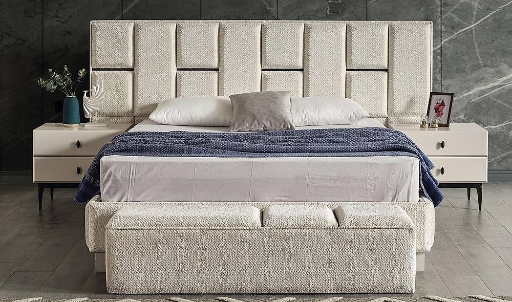 Zenon Bedstead and Headboard