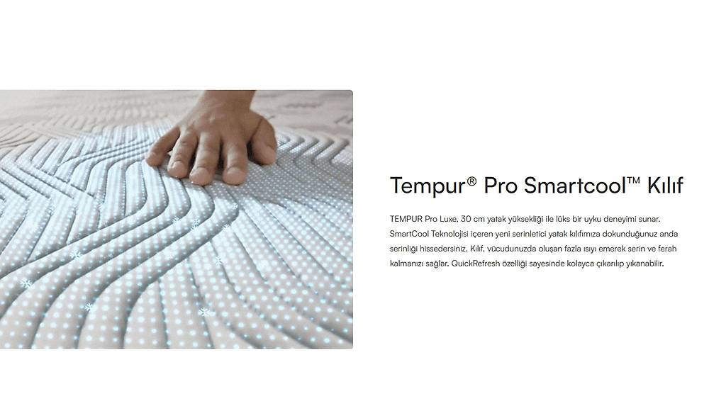 Yatsan Tempur Pro Luxe Smart Cool Bed