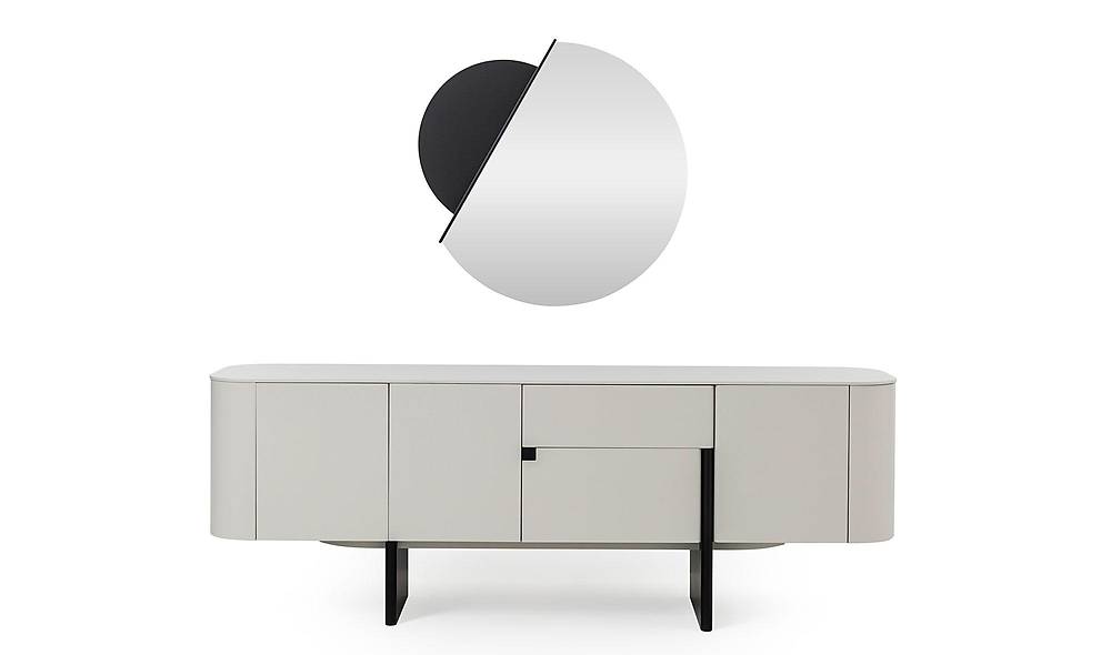 Penora Dining Room - Gray - Black