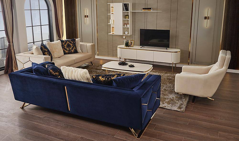 Mood Ecru Gold Tv Unit