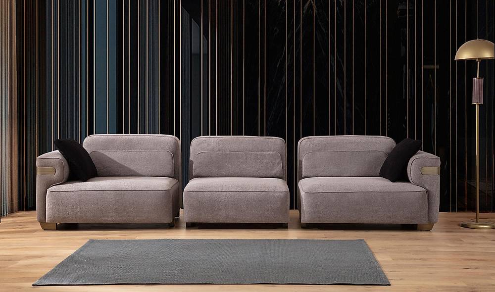 Lanika Quad Sofa - Mink