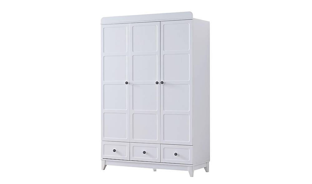 Yasi 3 Door Wardrobe - Gray