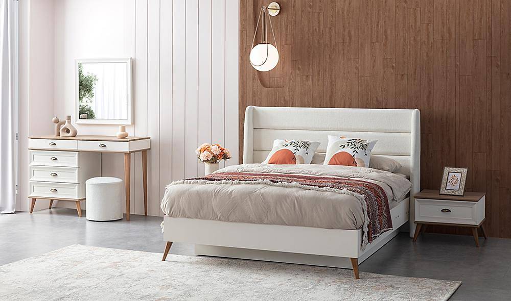 Bade Bedstead and Headboard