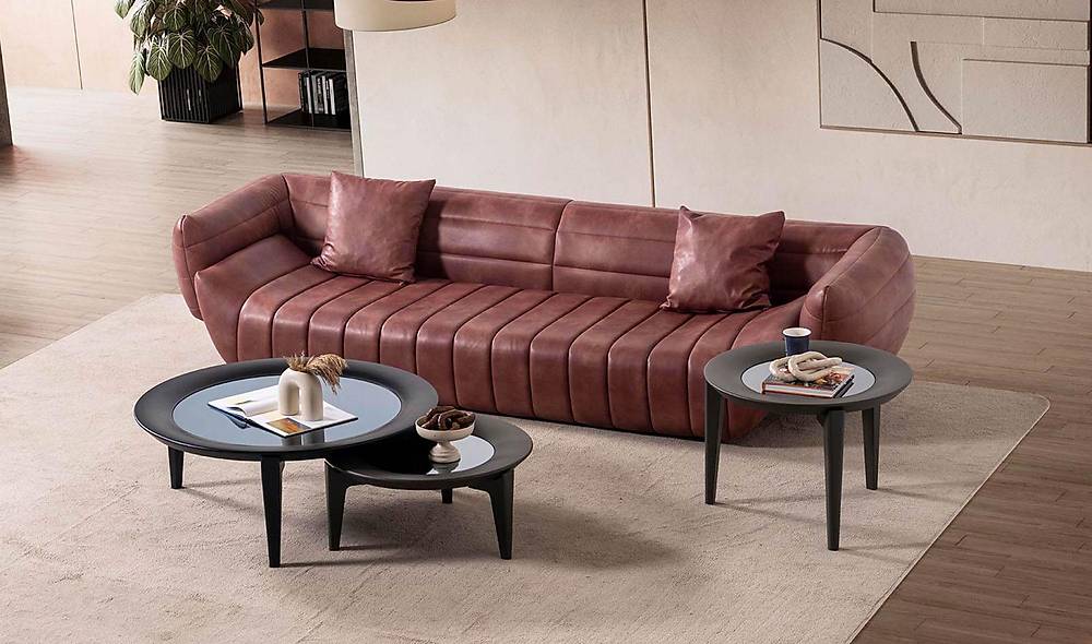 Kuzey Double Coffee Table Set