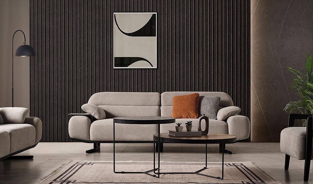 Aldo Sofa Set - Black