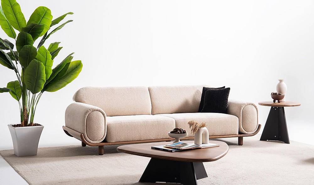 Maisie Sofa Set - Dark Brown