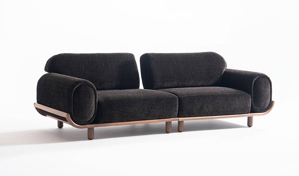 Maisie Sofa Set - Dark Brown