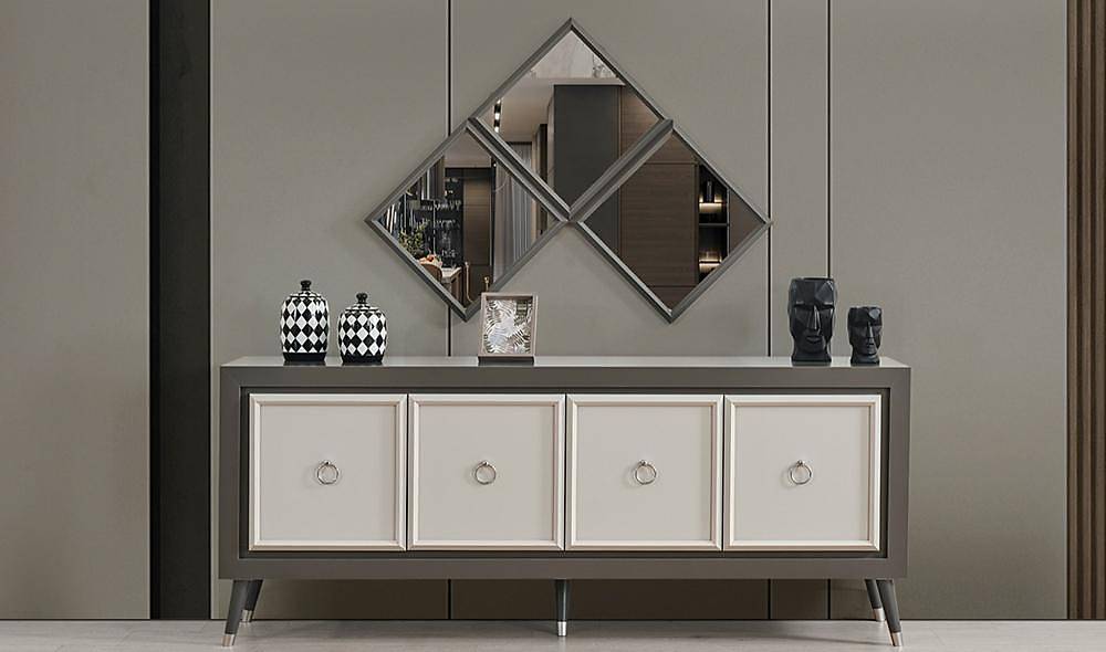 �zmit Gray Dining Room