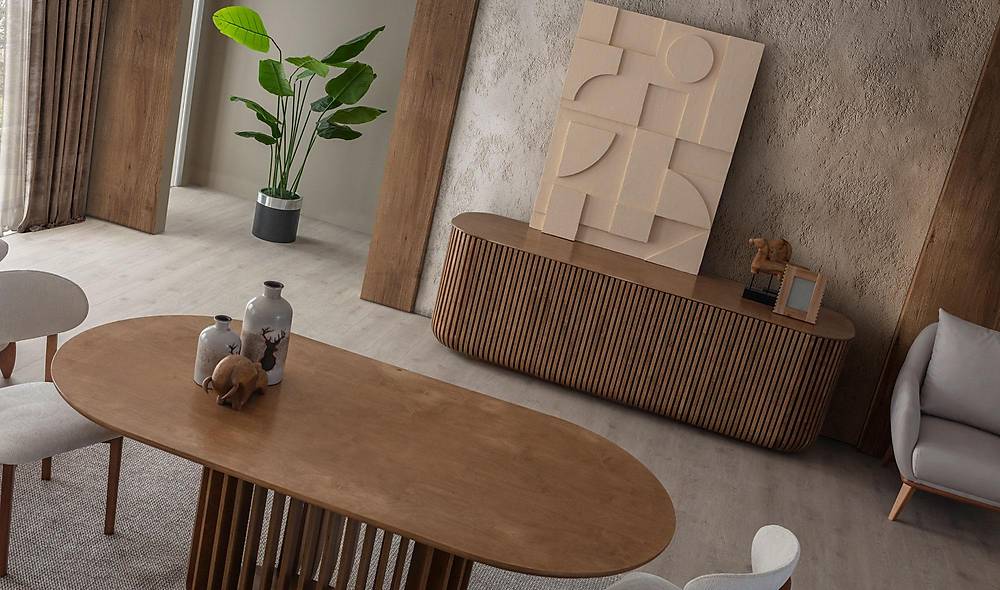 Netha Dining Room - Walnut